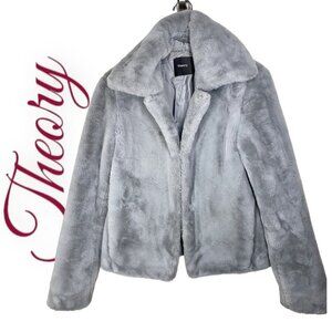 Theory Gray Teddy Jacket